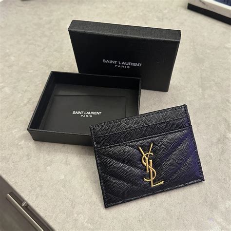 replica ysl card holder|ysl card holder real or false.